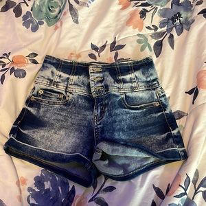 women jean shorts